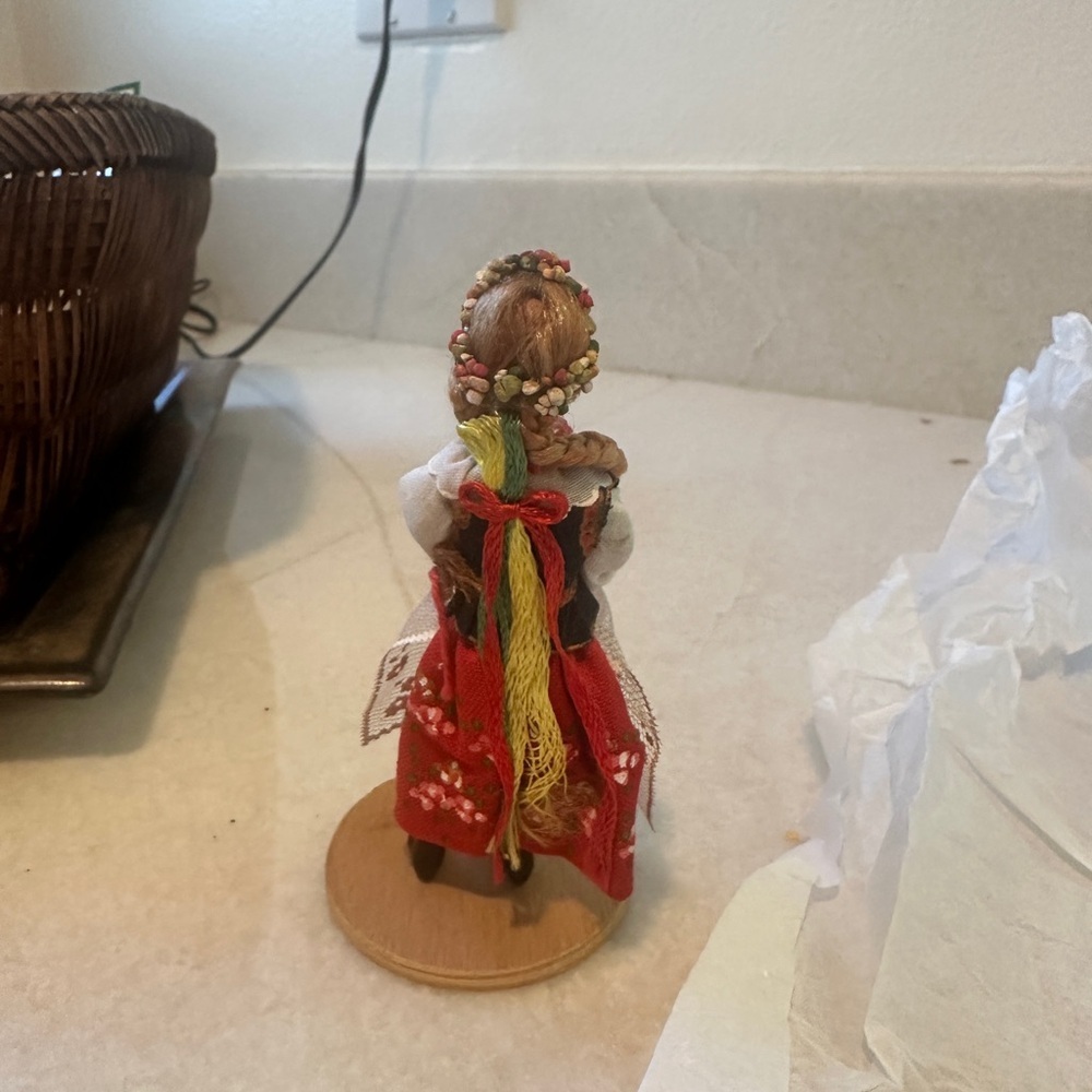 Vintage handmade Lalki polish folk doll - Picture 3 of 3
